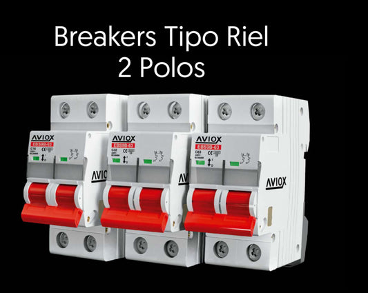 Breaker Riel 2p-20 Amp-6 KA- 110 V- Avio