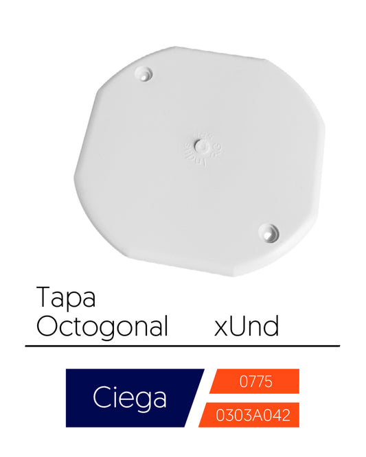 Tapa Ciega Octogonal