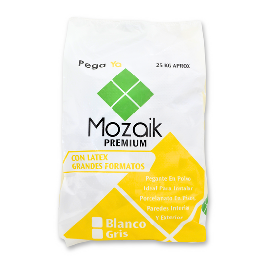 Pegante Premium Blanco Grandes Formatos x25 Kg