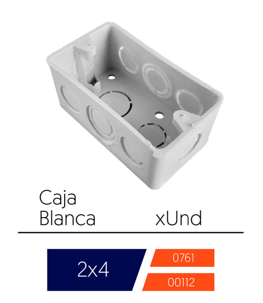 Caja 2x4  blanca